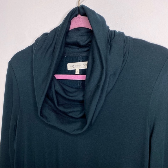 Lou & Grey LOFT Soft-Blend Drawstring Cowl Dress - Picture 8 of 11